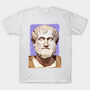 Greek Philosopher Aristotle illustration T-Shirt